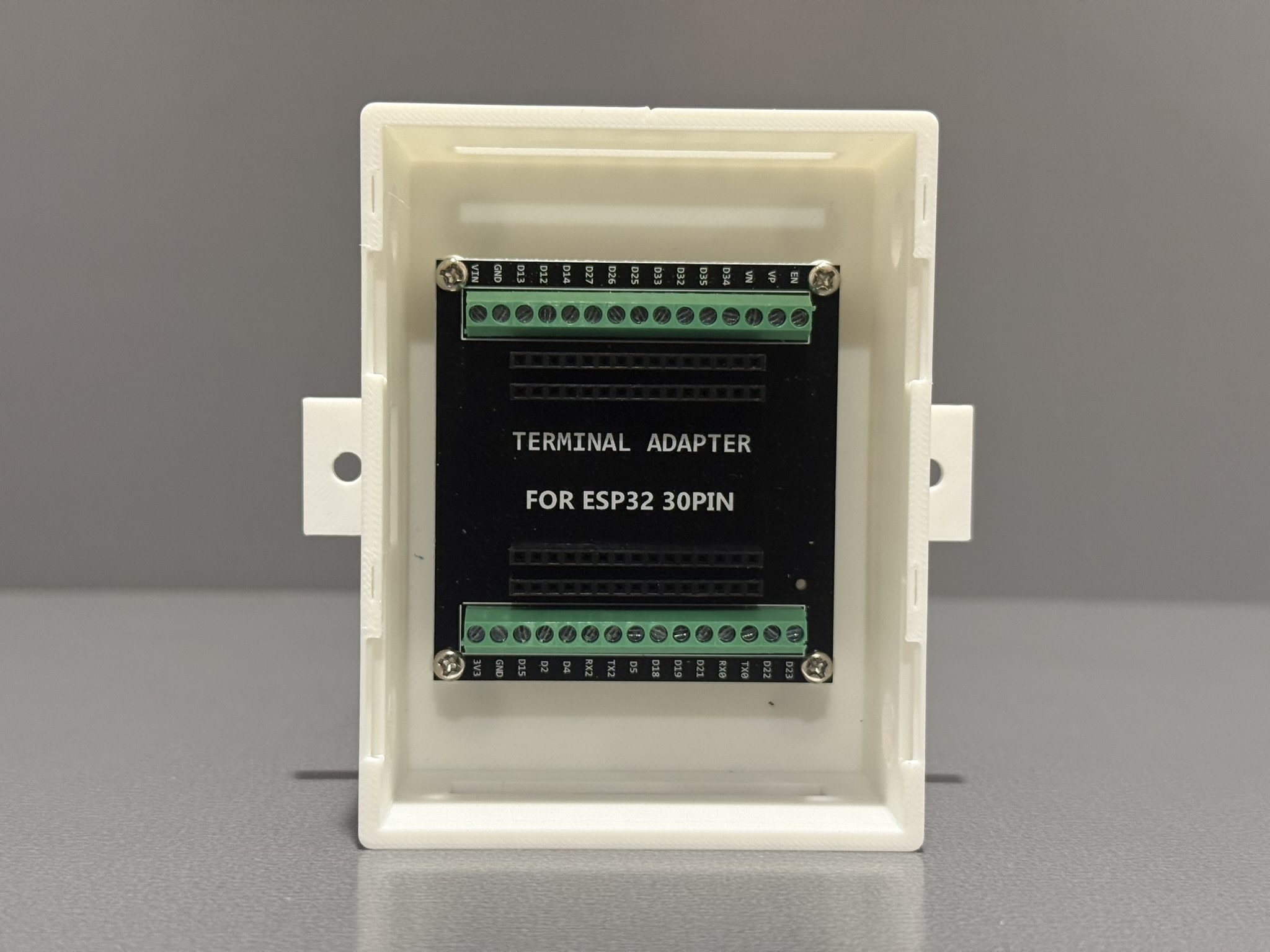 Scout family enclosure with board installed viewed from above