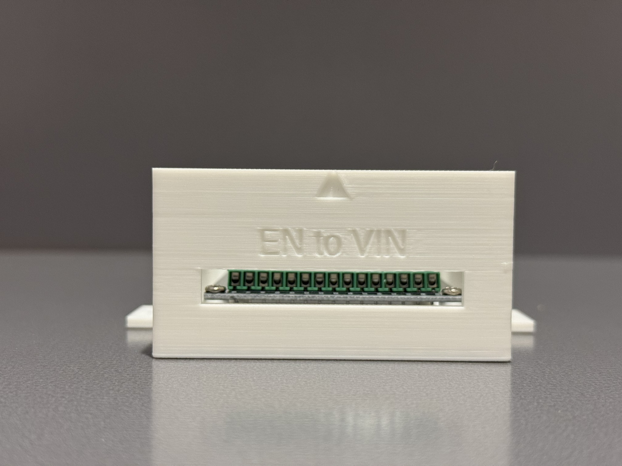 Rear detail of the Scout family enclosure showing EN to VIN side